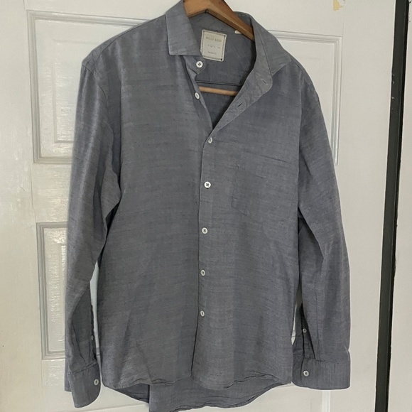 Billy Reid cotton button down SzL - Picture 1 of 3